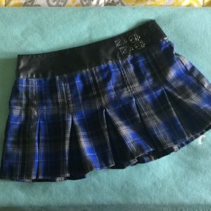 Plaid Mini Skirt